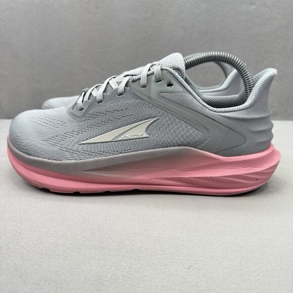 Womens Size 9 Altra Torin 8 EgoMax Shoes Gray Pink Running Zero Drop Sneakers - Picture 3 of 8